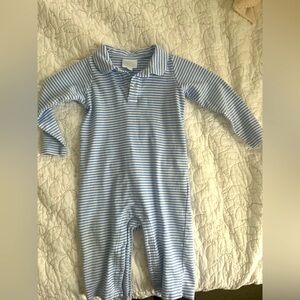 LITTLE ENGLISH blue stripe romper